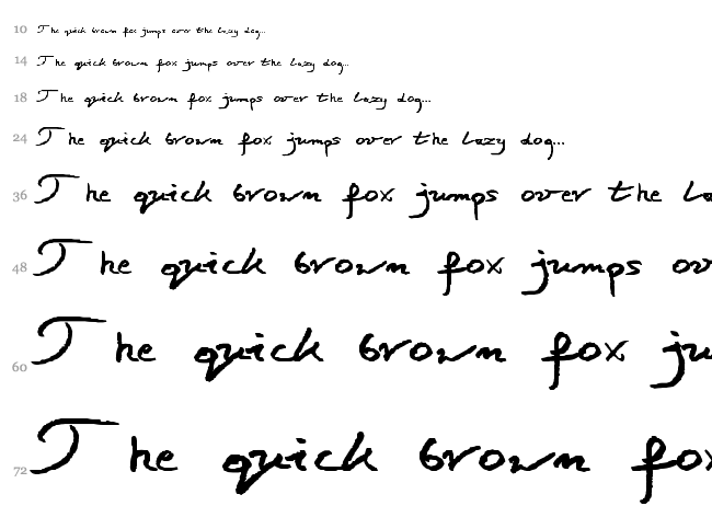 Jacek Zieba Jasinski font waterfall